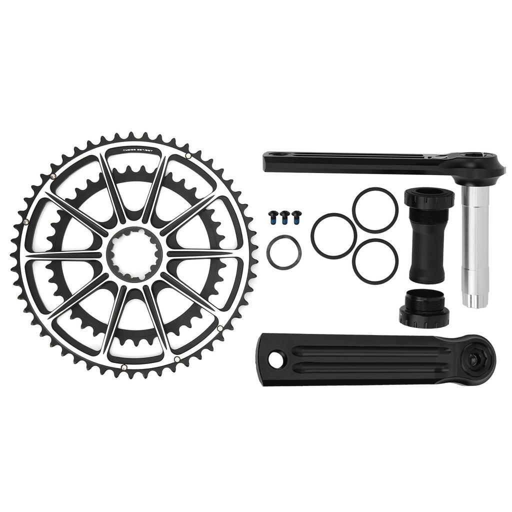 Велосипедный шатунный комплект для MTB, полый, интегрированный, двойная звезда 53‑39T, алюминиевый сплав, велосипедный шатун