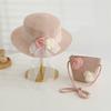 Summer Children's Sun Protection Beach Straw Hat  Princess Girl's Vacation Woven Sun Hat