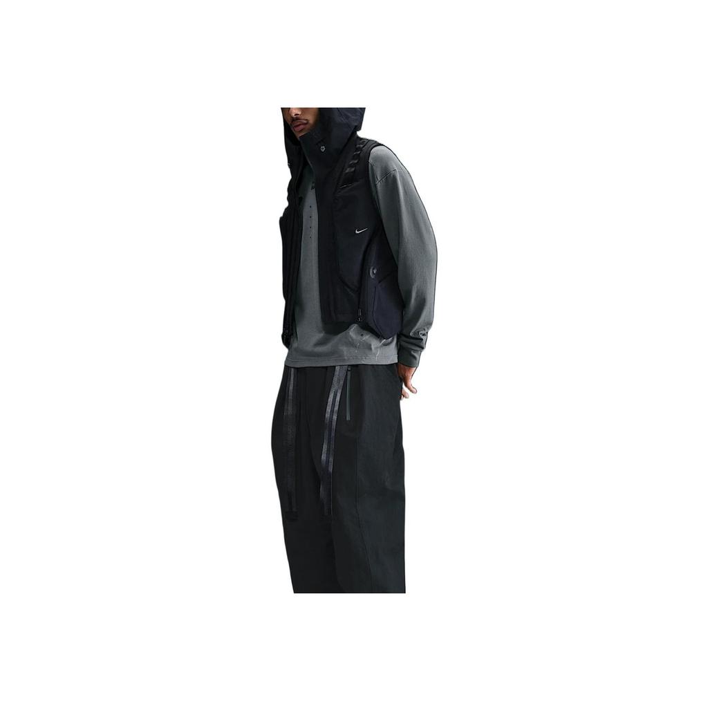 Nike ISPA Удобная Модная Приятная к коже Мягкая Однотонная Футболка с длинным рукавом Унисекс Топы Серый HJ9087-010