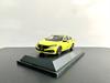 Dongfeng Honda 2021, Седан Civic 10-го Поколения, Желтая Модель Автомобиля 1:43 Симуляционная модель Центральное управление Интернет-знаменитость