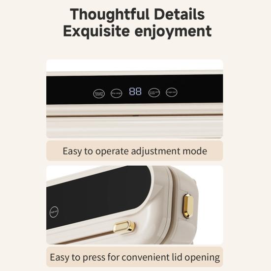 Машина для вакуумной упаковки продуктов 62 кПа Мощность всасывания Простая в эксплуатации Мощная Полностью автоматическая Машина для запайки продуктов