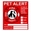 Pet Alert Stickers, Pet Rescue Sticker Fire Safety, Pet Window Cling, Safety Pet Fire Rescue Sticker, Pet Alert Stickers For House