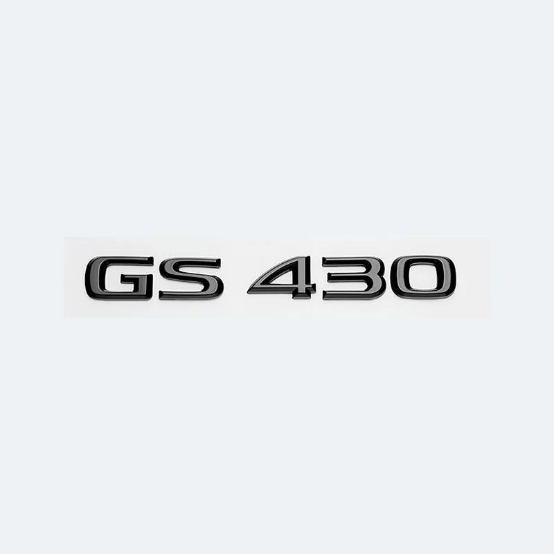 Chrome Black 3D Letters GS200t GS250 GS300 GS400 GS460 GS450h Emblem Car Trunk Logo Sticker Accessories For Lexus GS Series