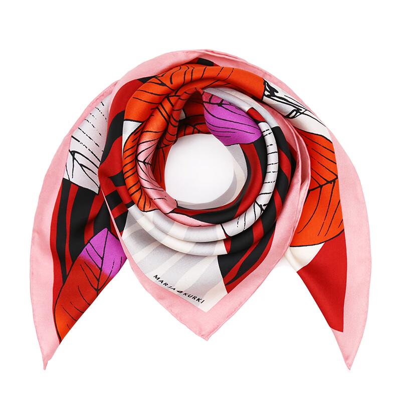 MARJA KURKI Embrace Nature Mulberry Silk Square Scarf for Women