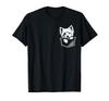 West Highland White Terrier Dog Peeping Westie Design T-Shirt