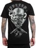 Sullen Men's Farrar Hanya Badge Series Graphic T-Shirt Premium 100% Cotton Slim Fit Short Sleeve Tee Edgy Skull Sword Design
