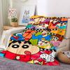 1pc Crayon Shin chan Blanket Lightweight Flannel Blanket Throw Blanket For Sofa, Bed, Travel, Camping, Livingroom, Office, Couch