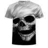 New Skull 3D Digital Printed Casual Men's Short Sleeved T-shirt