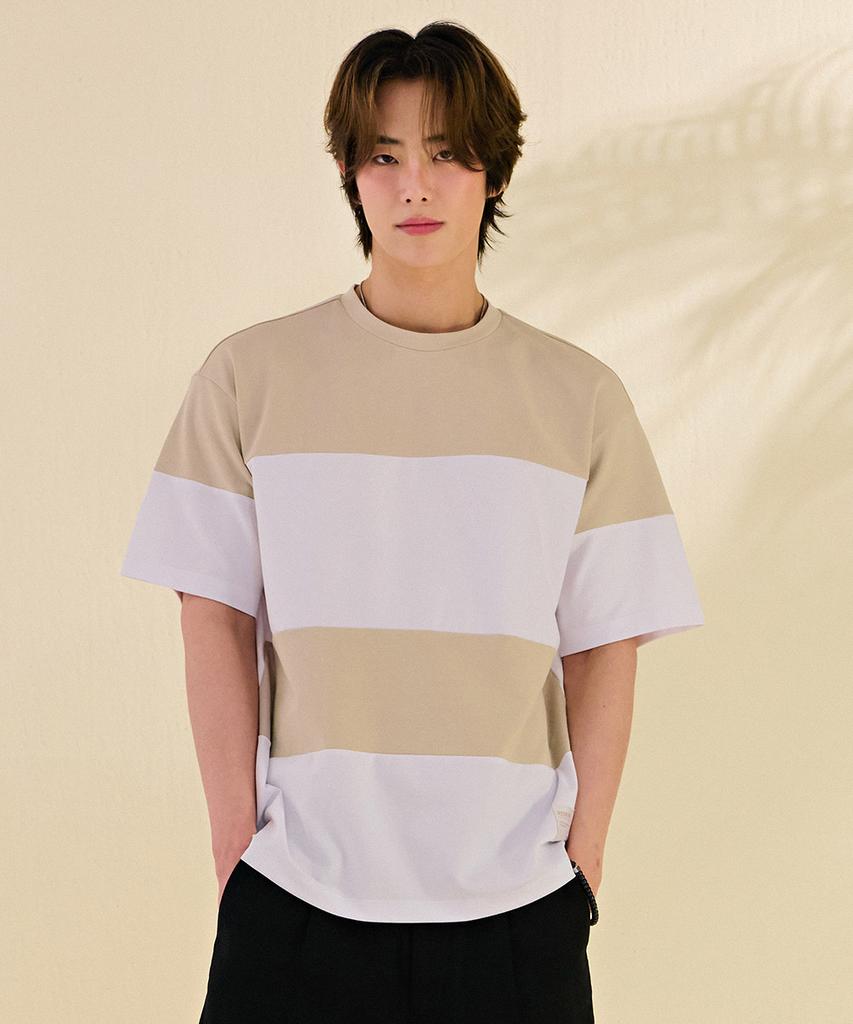 CHASECULT Men'S Color Block Short Sleeve T-Shirt-Dbrk5817D0X