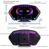 Автомобильный OBD2 GPS Head-Up Display Автоэлектроника HUD Display Автомобильный Температурный Сигнализатор Топлива Спидометр Измеритель Уклона Аксессуары Для Всех Автомобилей