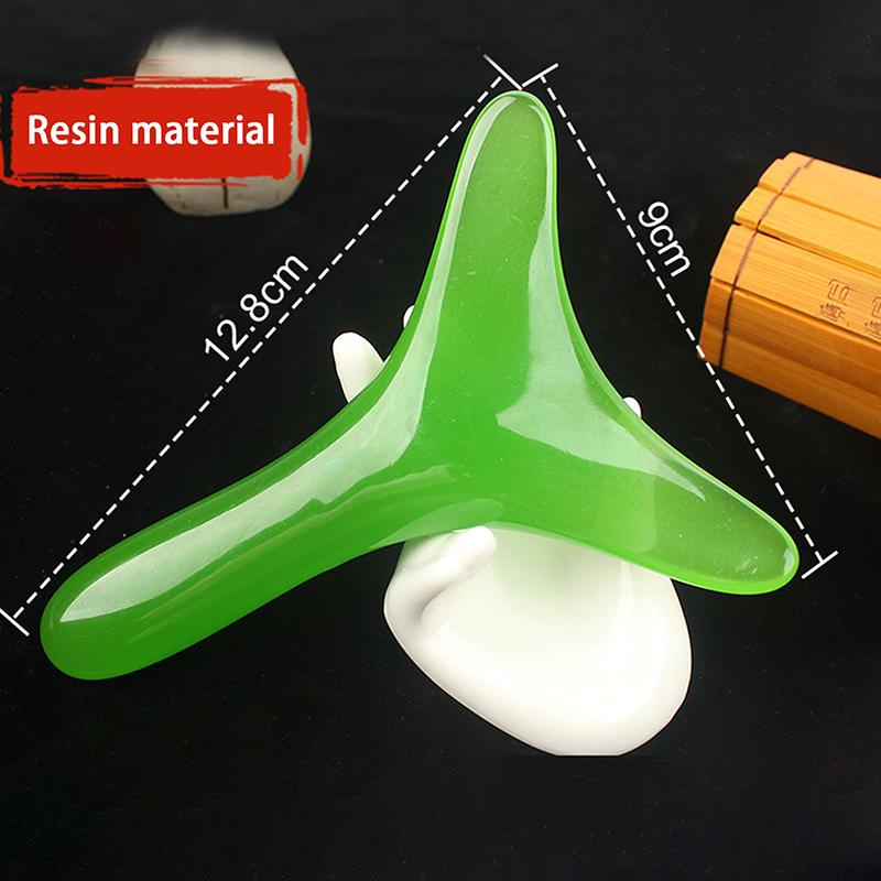 Треугольная массажная доска Гуаша для красоты, смоляной инструмент для акупунктуры и шиацу, для лица и всего тела, универсальный, усталый, расслабляющий
