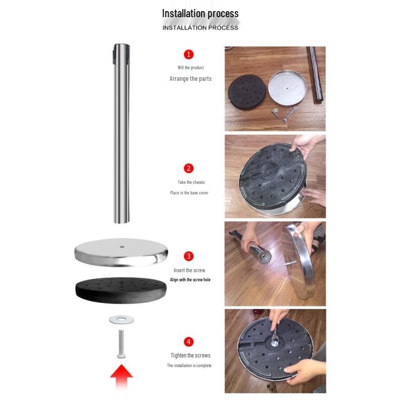 Stainless Steel Retractable Belt Barrier