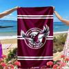 Пляжное полотенце с принтом Manly Warringah Sea Eagles, Универсальное легкое впитывающее пляжное полотенце для бассейна, серфинга, йоги, ванной комнаты, Идеальный подарок на день рождения или праздник