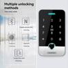 NFC Tuya Контроль доступа Отпечаток пальца Клавиатура 125K RFID 13.56M IC Автономная система доступа Открыватель двери Считыватель карт Разблокировка