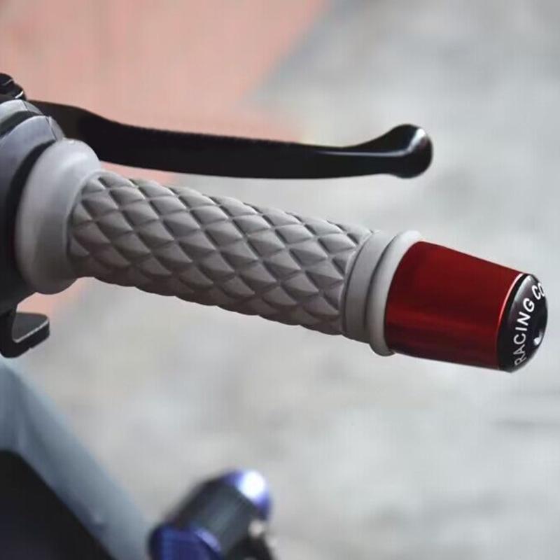 1 пара мотоциклетных ручек руля, концы, алюминиевые заглушки руля, универсальные для замены концов руля скутера