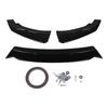 3 PCS Car Front Bumper Lip Splitter Lip Chin Spoiler Kit for 2 Series F22 F23 2014 To 2021 Glossy
