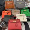 Orange Kelly Portable Platinum Bag New Retro Fashion Women's Second Generation Mini Kelly Light Luxury
