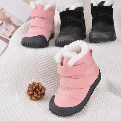 Новые Модные Зимние Сапоги Универсальные Девичьи Сапоги Комфортные Теплые На Мягкой Подошве Короткие Сапоги Повседневные Модные Простые Хлопковые Сапоги Плоская Зимняя Обувь