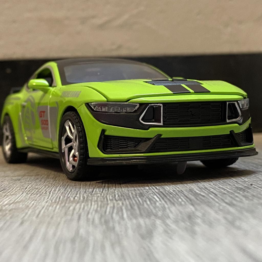 1:32 Форд Мустанг Шелби GT500 Купе Сплав Металл Литье под Давлением Модель Автомобиля Звук и Свет Оттяжка Детская Игрушечная Машинка Mini GT Подарок