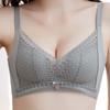 Ladies Comfortable Soft Cotton Bra Wireless Brassiere Adjustment Lace Underwear Teenager Girl Gathered Small Cup Push Up Bralette Top