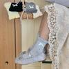Songmu'S Bow Flower Bud Mouth Polka Dot Boneless Socks New Korean Mid-Tube Socks Women