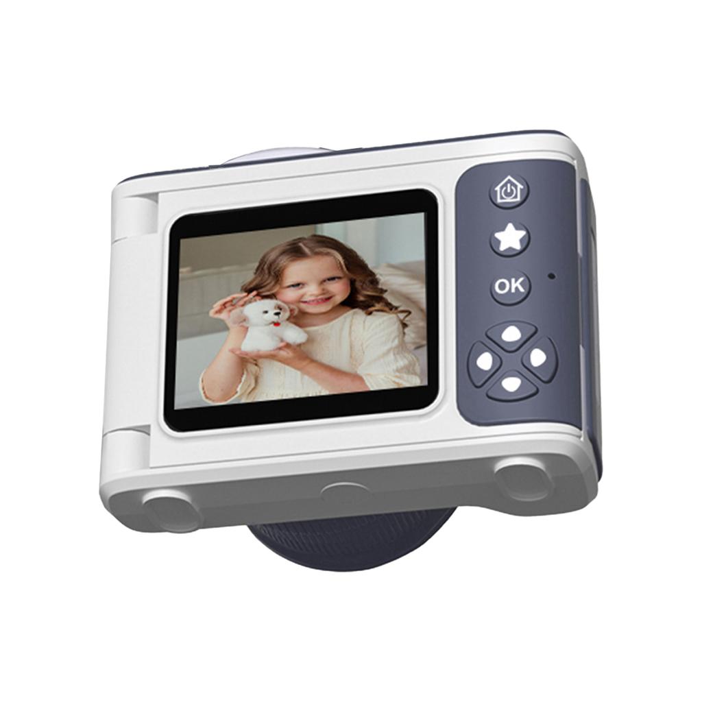 Цифровая камера 1080P для детей Цифровая видеокамера 48MP 2.4 дюймовый откидной экран 8-кратный зум Телескопический