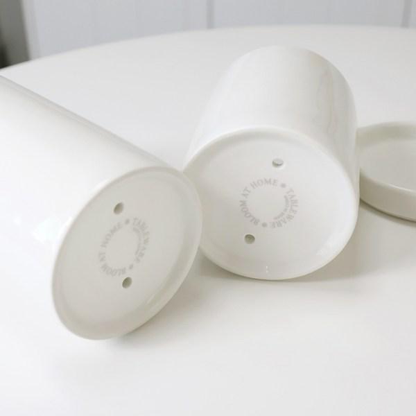 Bloom At Home Pure 3-hole Cutlery Set, Modern White, 1 Set, Korean Popular Tableware