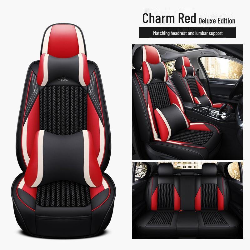 Чехлы для автомобильных сидений Binyue Cool 1.5T из кожи и ледяного шелка на все сезоны (2022)