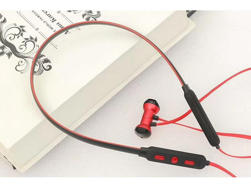 Новые Магнитные Беспроводные Bluetooth Наушники для Бега - Двойная Стерео Гарнитура на Шейном Ободке Подарок