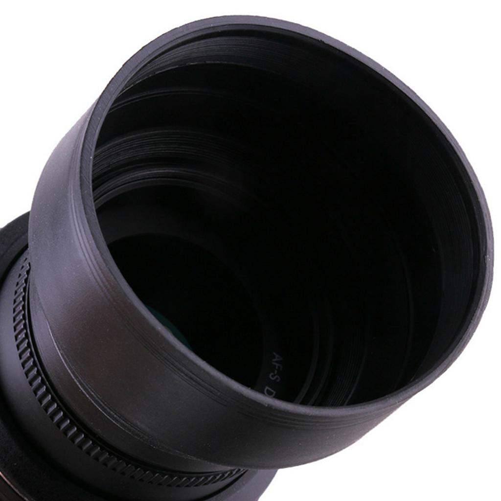 49мм Резиновая Бленда для Объектива Камеры Набор из 2 шт. Защита от Солнца для Камеры Уменьшение Бликов Улучшение Качества Фотографии и Видео