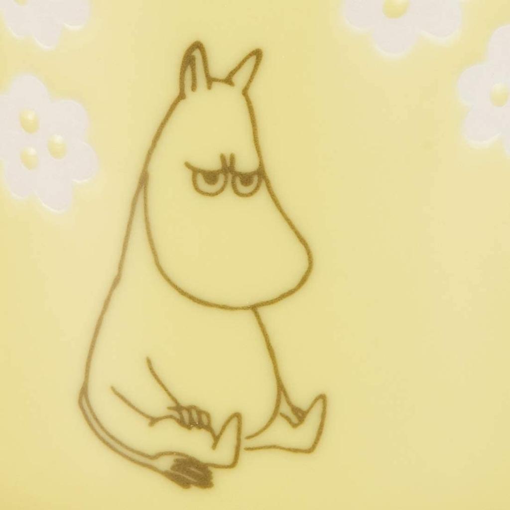 Yamaka Shoten MOOMIN Florit Mug Moomin 350ml Microwave and Dishwasher Safe Goods Nordic Day Present Tableware Gift Wedding Gift Made In Japan Approx.