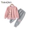 2Pcs Baby Girls Clothing Sets Autumn Winter Toddler Girls Clothes Kids Tracksuit For Girl Suit Children Clothing