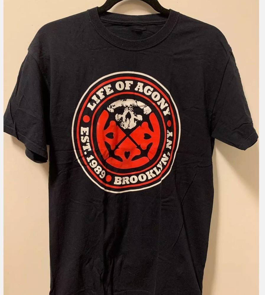 Винтажная футболка с изображением воссоединения Life of Agony Классическая черная Унисекс S-5XL Унисекс футболка