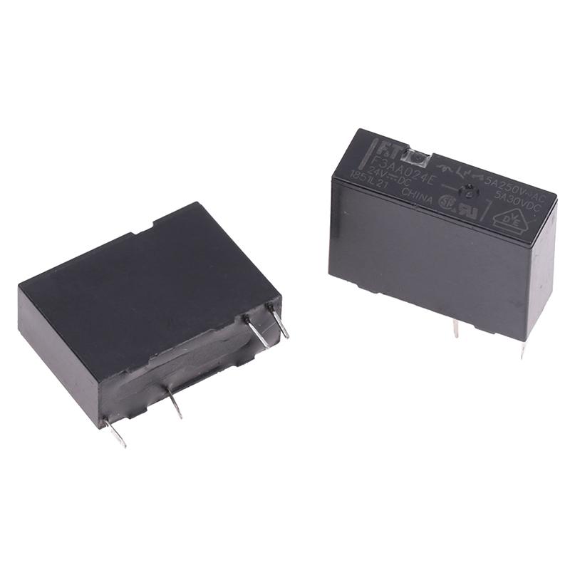 5 шт. реле 24 В F3Aa024E 5A 24 В постоянного тока F3Aa012E F3Aa005E нормально разомкнутое реле 4 фута 5A