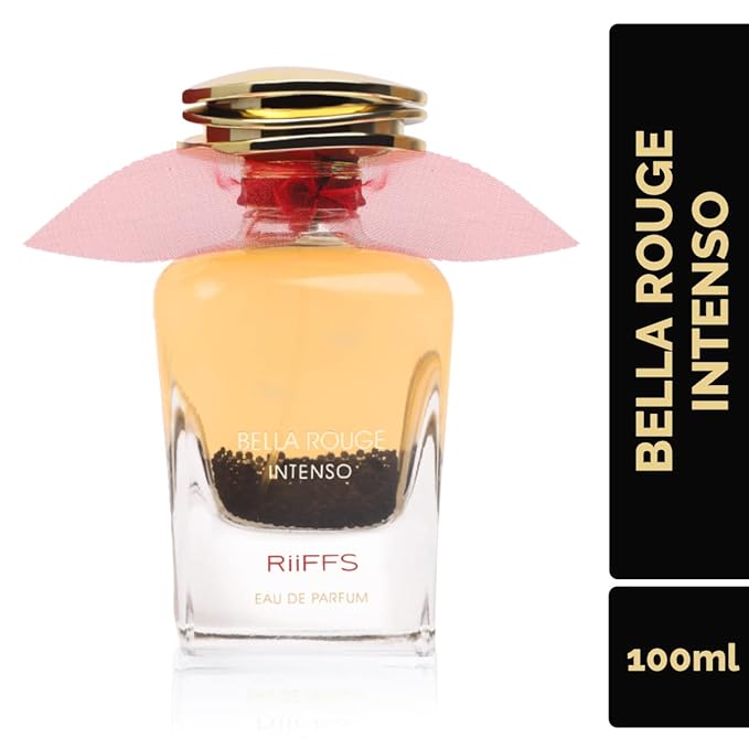 RiiFFS Bella Rouge Intenso Imported Long Lasting 100ml Women Perfume, Citrusy, Floral & Sweet, Soothing Fragrance