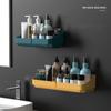 1 Pc Storage Rack Shelf Wall Spice Organizer for Cosmetics Bathroom Without Drilling Kitchen Convenience Shower Accessory ZH
