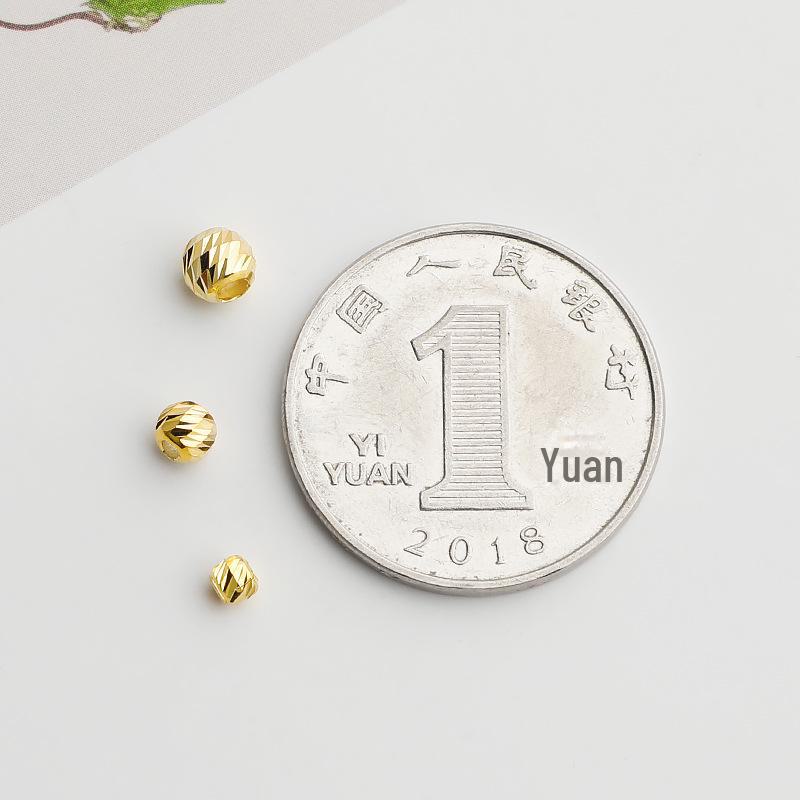 Разделительные бусины из саржи из стерлингового серебра S925 для браслетов и ожерелий своими руками