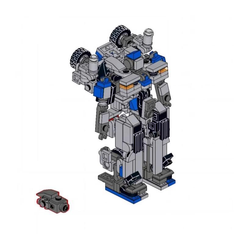 Конструктор MOC Экзоскелет Трансформируемая Машина Образовательные Игрушки Креативные Кубики STEM Набор для Обучения Для Детей
