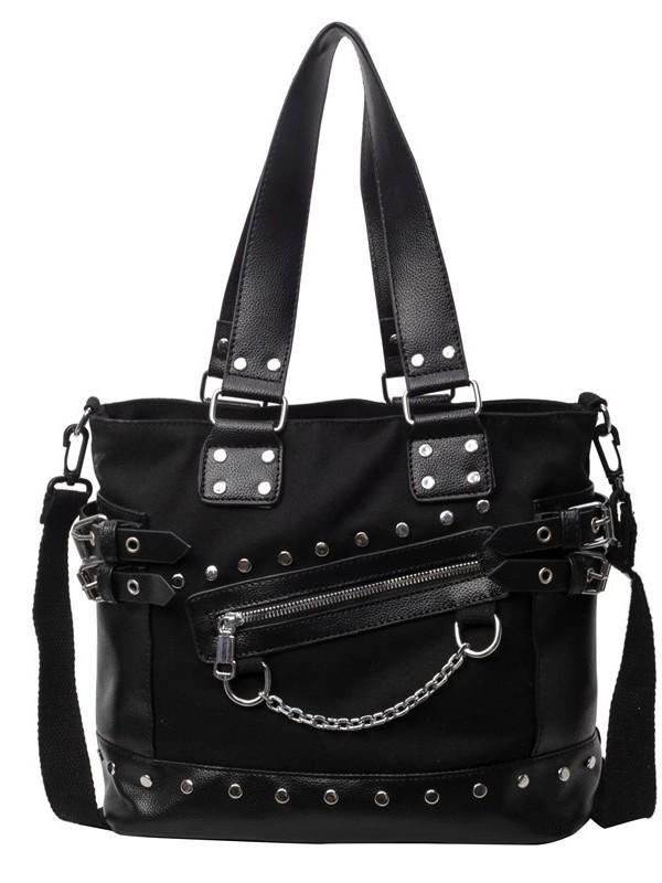 2025 Женская Высококлассная Модная Сумка-Тоут на Плечо с Заклепками