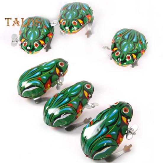 1/4 шт. заводная игрушка в виде животного ностальгическая винтажная детская взрослая заводная пружина металлическая прыгающая лягушка петух крыса кролик игрушка сувениры для вечеринки