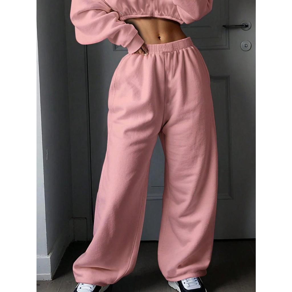 Autumn and Winter Women's Fashion Long Sleeve Sports and Leisure Hoodie Set Two Piece Set