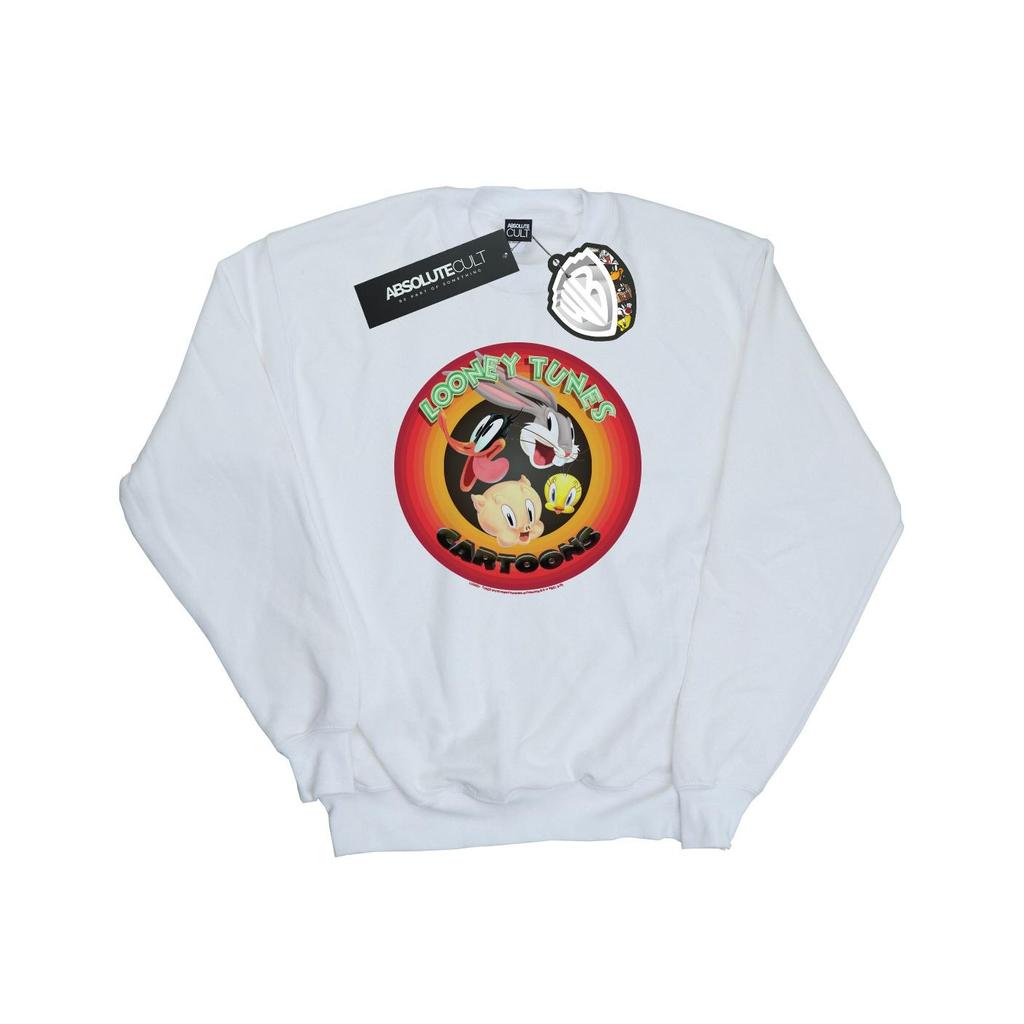 Looney Tunes Mens Cartoons Circle Sweatshirt
