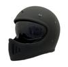 Мотоциклетный шлем интеграл PILOT Размер M SM-001 (57-58см) (Плоский черный)