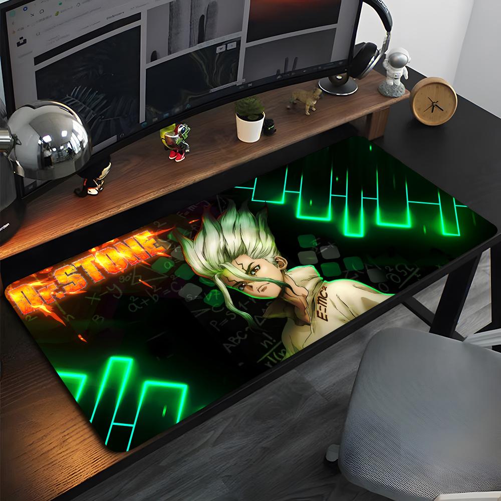 Anime Dr Stone Mouse Pad High Quality Natural Rubber Mouse Pad The Most Professional Washable Laptop Mouse Pad