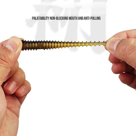 Yousheng 25 шт. мягкие рыболовные приманки с коробкой для хранения, высокогибкие устойчивые к укусу червячные искусственные приманки, имитация бионических приманок