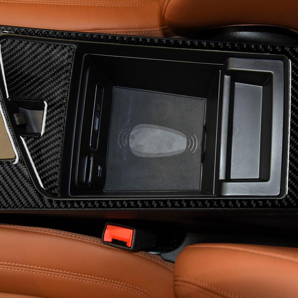 Подходит для Alfa Romeo Giulia Stelvio 17-19 автомобильные аксессуары карбоновая панель подлокотник декоративная рамка автомобильный стикер 3D