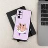 Ctue B-BURIBURIZAEMON Pig Phone Case For Samsung Galaxy A13,A21s,A22,A31,A32,A52,A53,A71,A80,Soft Black Shell