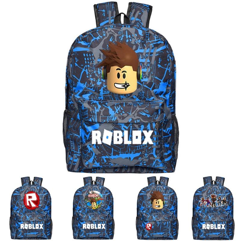 Детский школьный рюкзак Roblox с большим объемом и прочным нейлоновым материалом