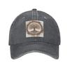 Tree Of Life With Triquetra On Futhar Denim Cap Casual Baseball Caps Adjustable Hat Summer Unisex Baseball Hats