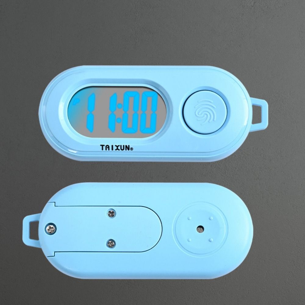 Овальные часы электронные часы брелок настольный дисплей времени мини светодиодные цифровые часы тихий тест